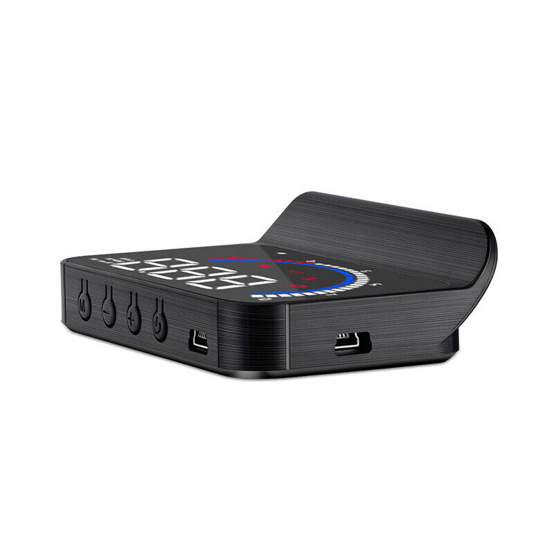 Car Head-up Display Hidden OBD HUD LED Speed Alarm Voltage RPM KM/Mph Water Temp