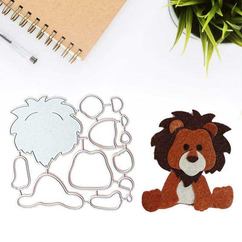 Cute Dog Metal Cutting Dies Stencil DIY Scrapbooking Album Paper Card Template