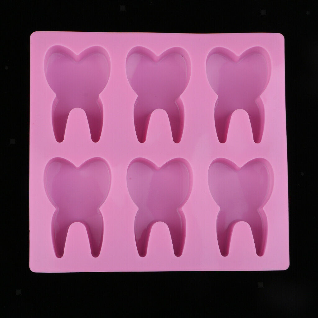 Tooth  Fondant Sugar Craft Chocolate Cake Candy Baking Moulds