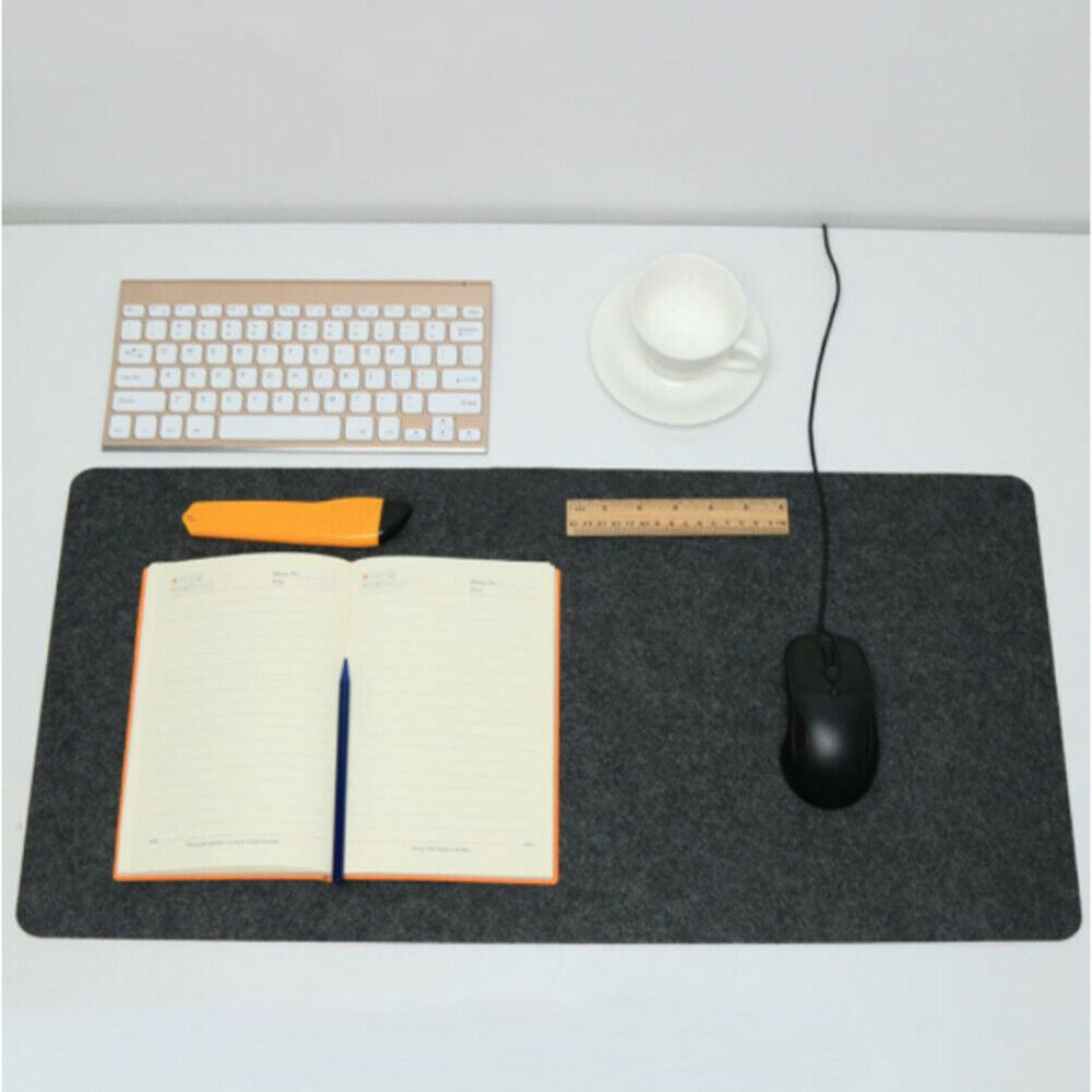 1Pcs Large Wool Felt Computer Desk Mat Keyboard Mouse Pad Laptop Table Cushion