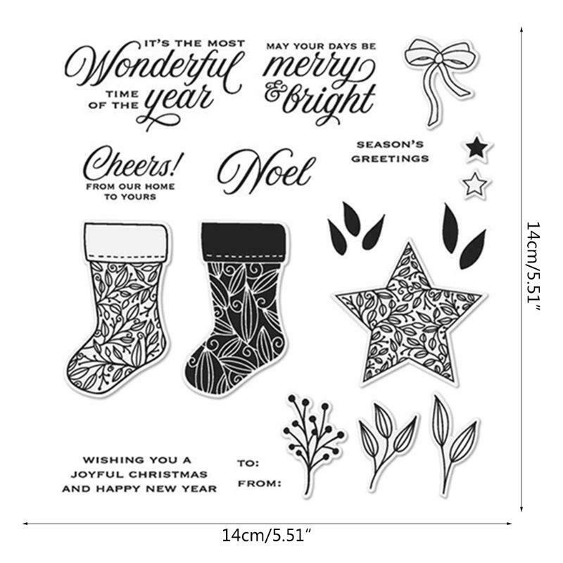 Sock Star Seal Stamp with Cutting Dies Stencil DIY Scrapbooking Embossing Photo