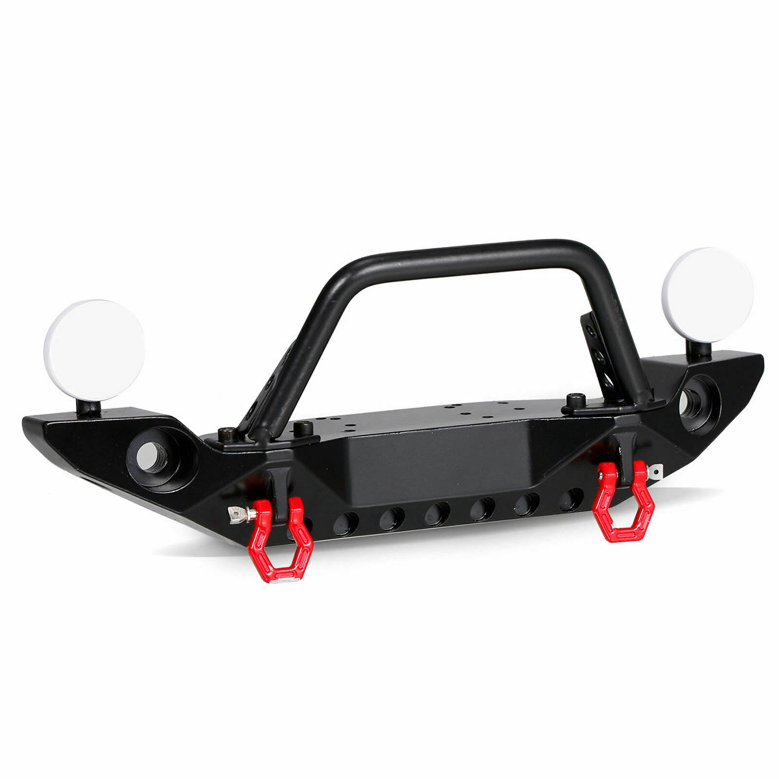 RC Front and Rear Bumper & 2 LED Lights for Axial SCX10 II AXI03007 Upgrade