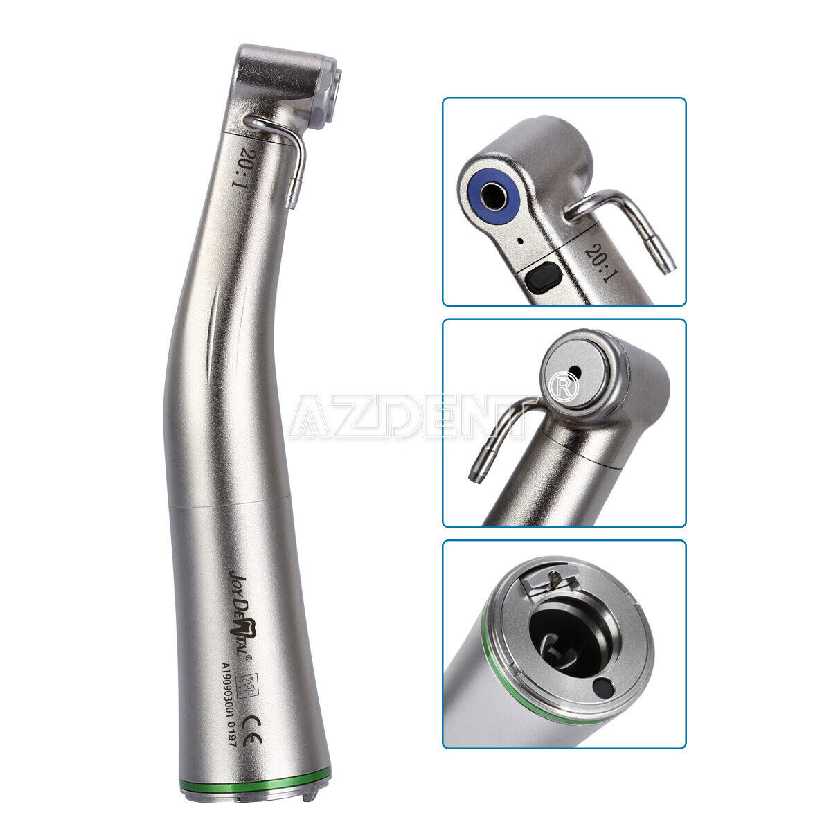 Nsk Style Dental 20:1 LED Fiber Optic Implant Low Speed Contra Angle Handpiece