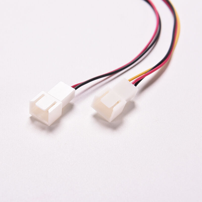 15cm 3 Pin 1 Female to 2 Male PC Case Fan Power Splitter Motherboard CableJcJ Tt