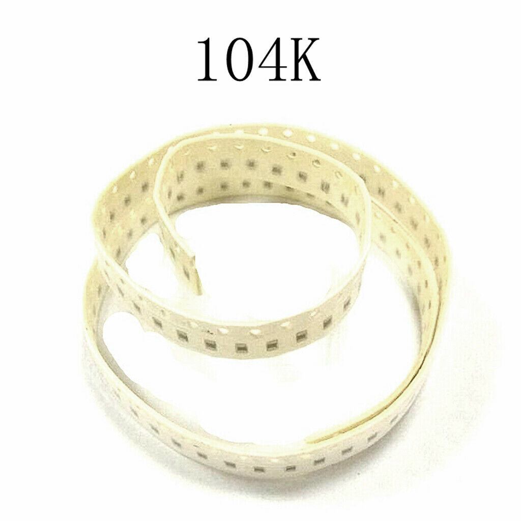 100pcs 50V Monolithic Capacitor Ceramic LOW ESR Chip 104K 0.1UF