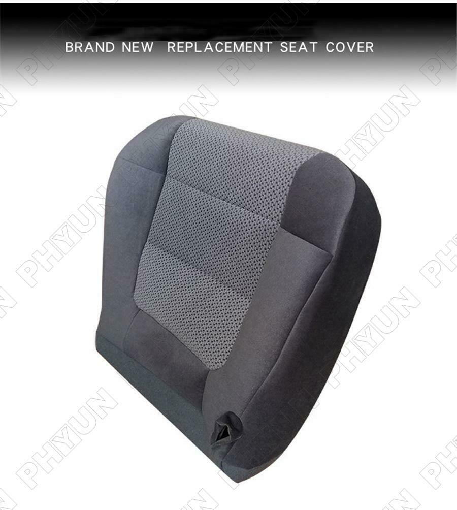 Gray Car Driver Side Bottom Replacement Cloth Seat Cover For Ford F150 2001-2003