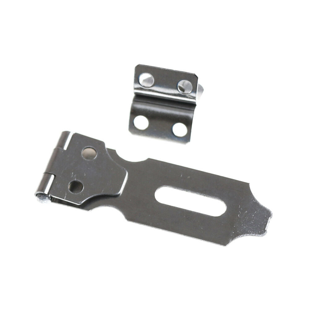5pcs Stainless Steel Home Drawer Door Safety Padlock Latch Hasp Staple Pa.l8