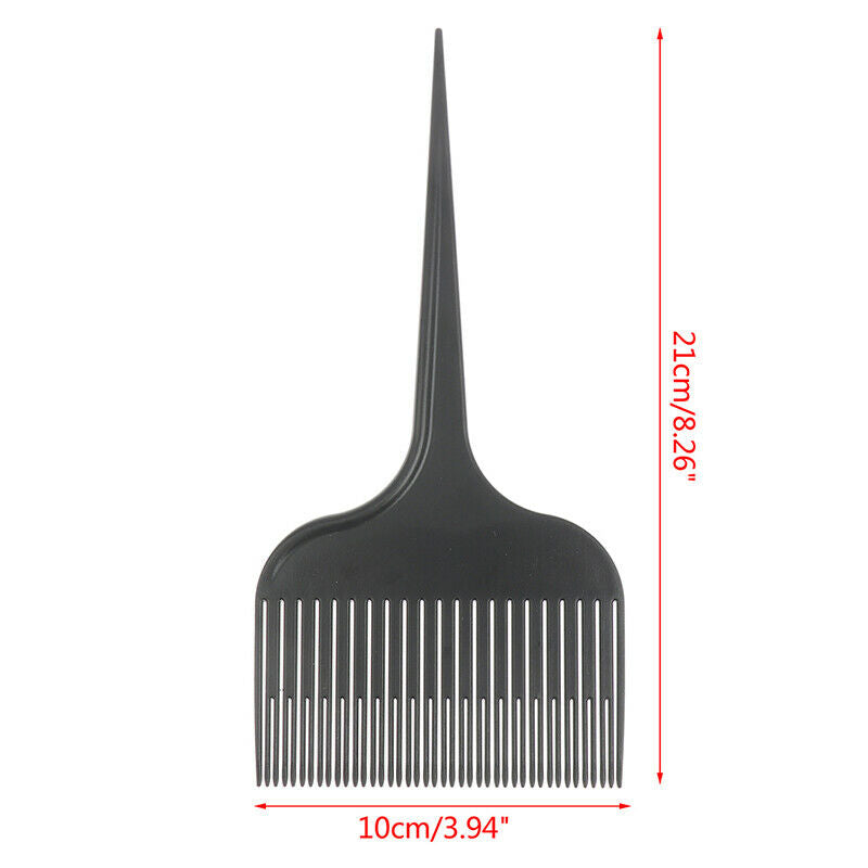 2 Pcs Hair Dye Highlighting Teasing Hairdressing Comb With Tail And Wide .l8