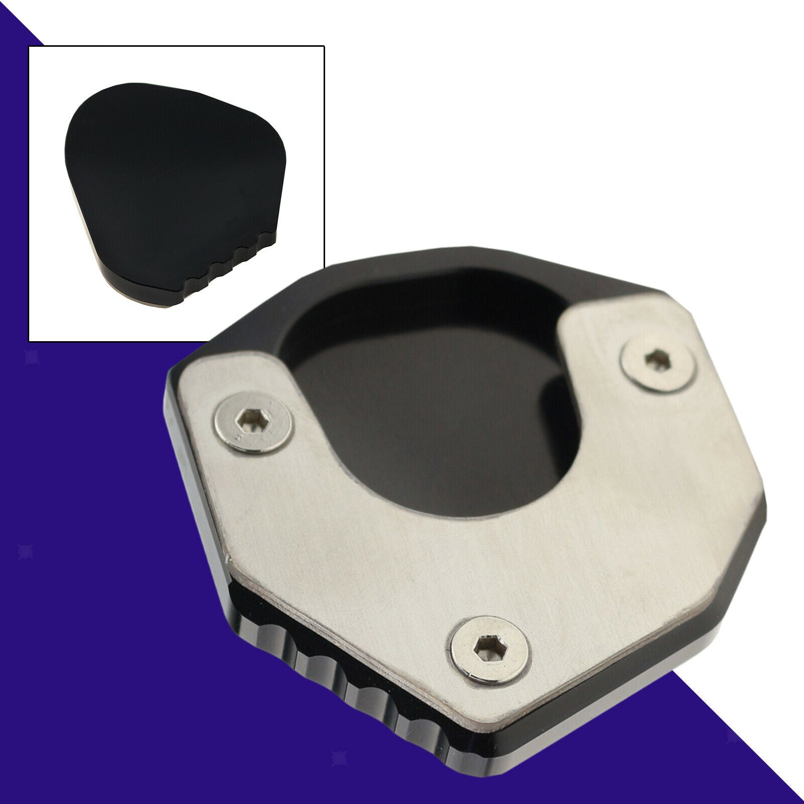 Kickstand Pad Foot Side Stand Enlarger Support for SUZUKI DRZ400E DRZ400SM