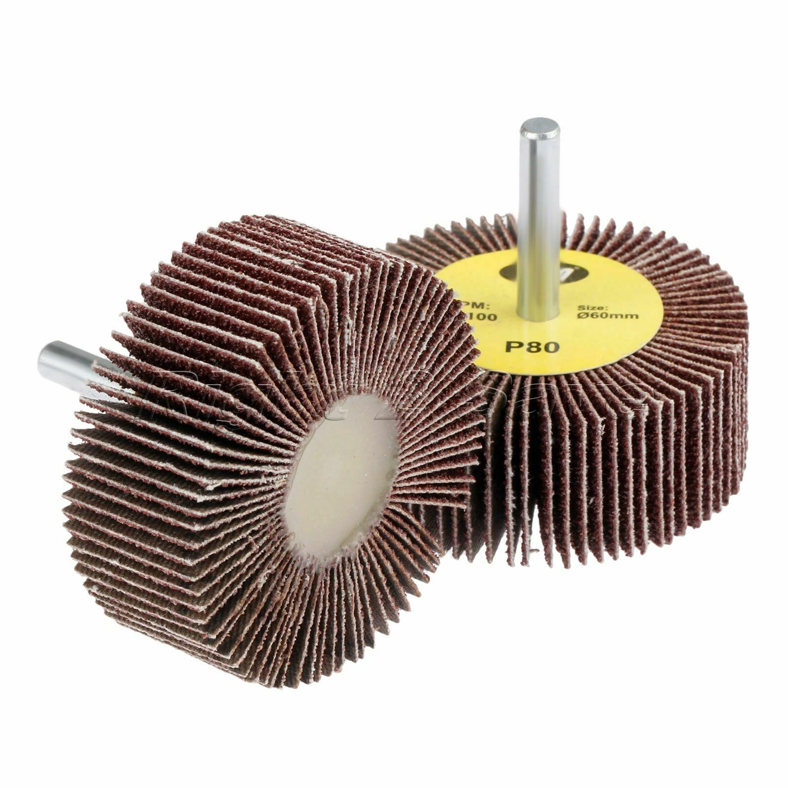1pc 80 Grit Sanding Flap Wheel Disc Sandpaper Abrasive Woodworking Rotary Tool