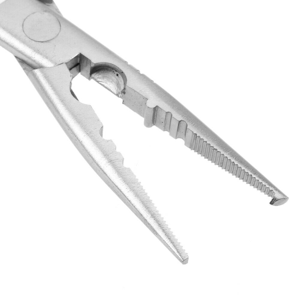 1pc High Carbon Steel Metal Fishing Split Ring Pliers Cutters Hook Remover @