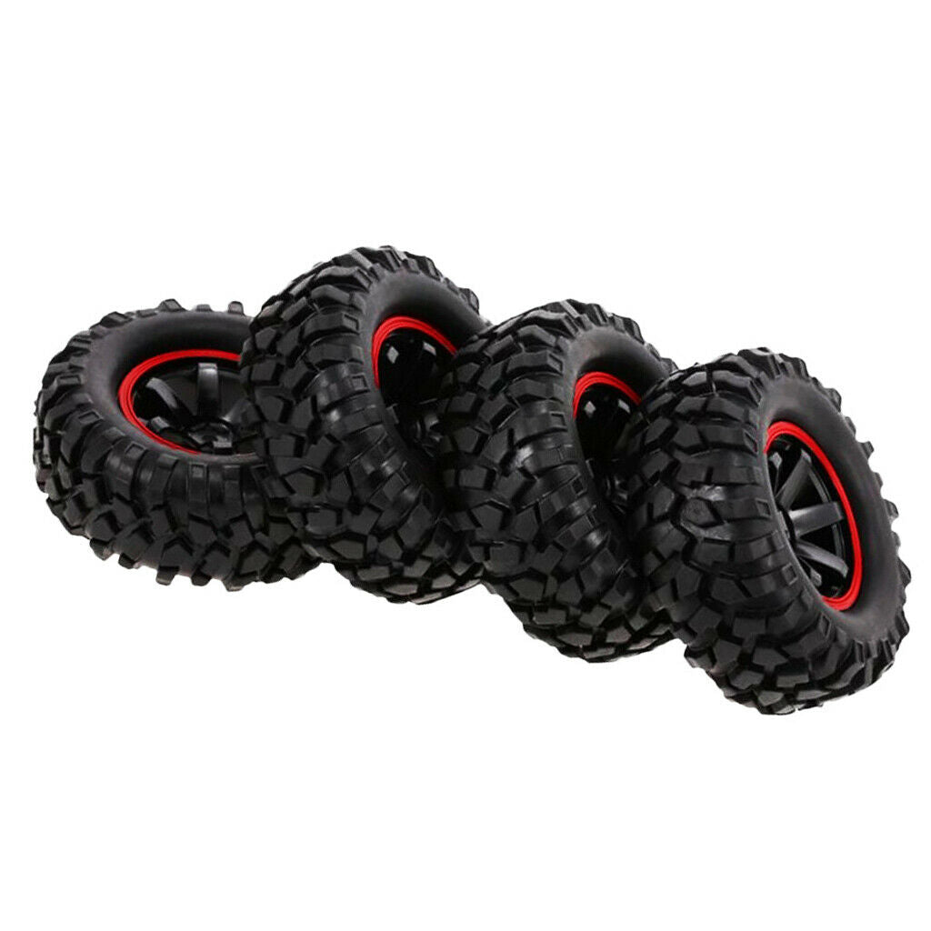 1/10 RC Crawler Tires (96mm OD) + Wheels (1.9inch) for   D90 TF2