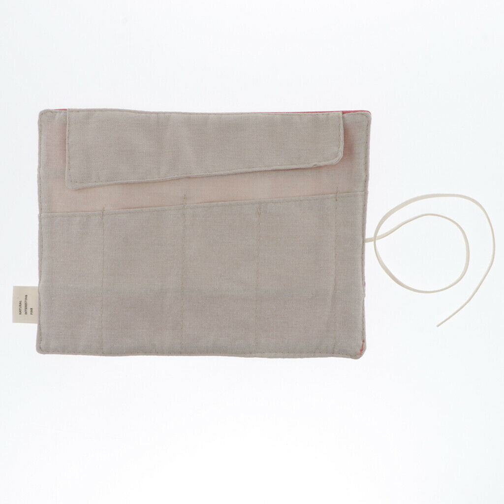 2pcs Roll up Pen Pencil Case Cloth Bags Pouch For Make Up Tools Organizers