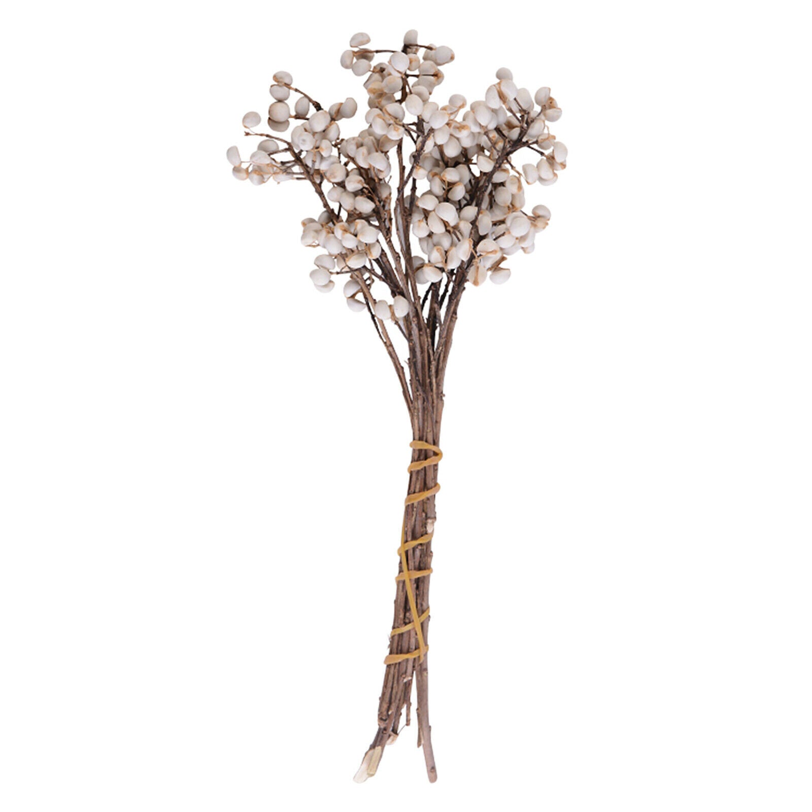 Cotton Ball Stems Plants Branches Floral Arrangement Farmhouse Wedding Home