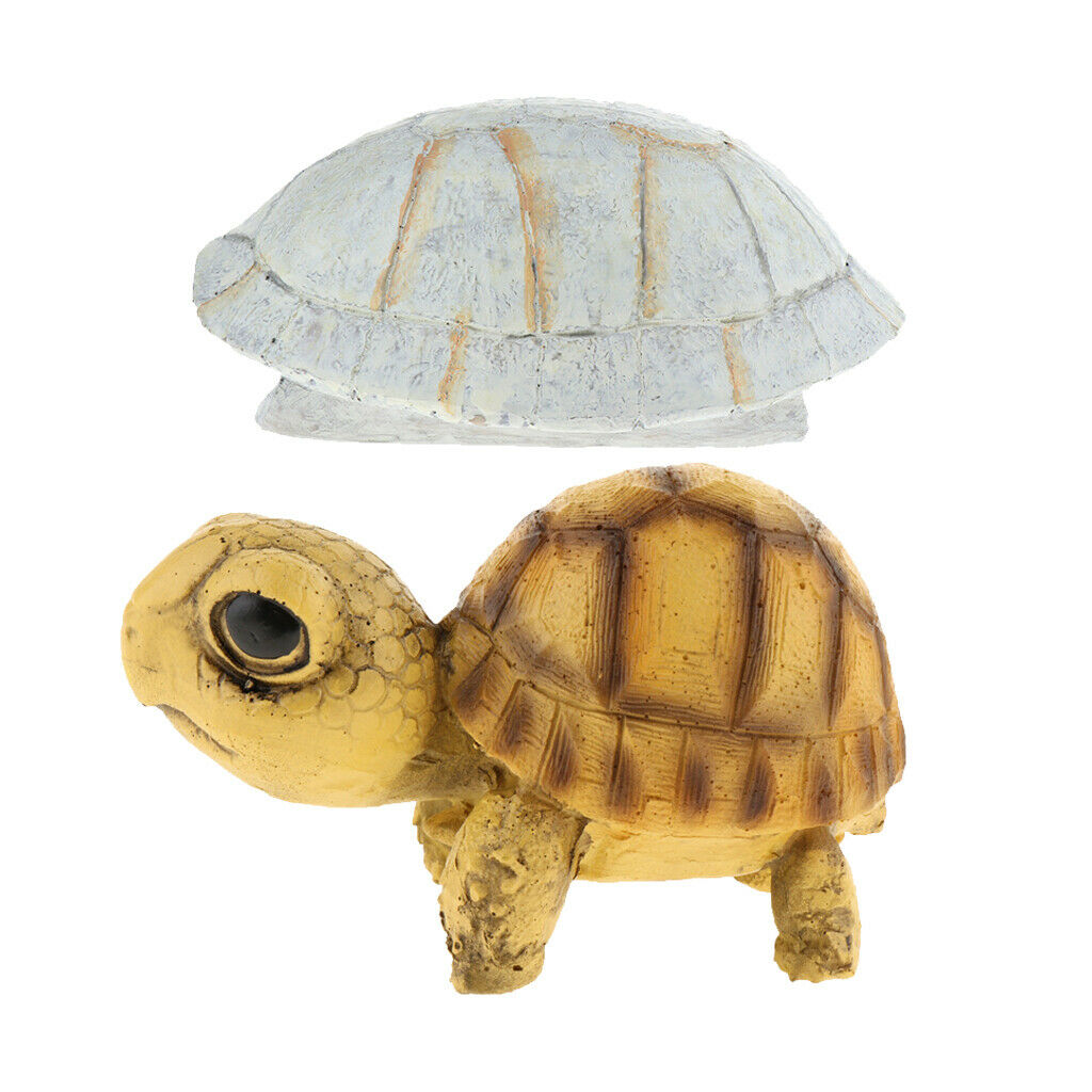 Reptile Hiding Cave Landscape Ornament +Aquarium Reptile Terrarium