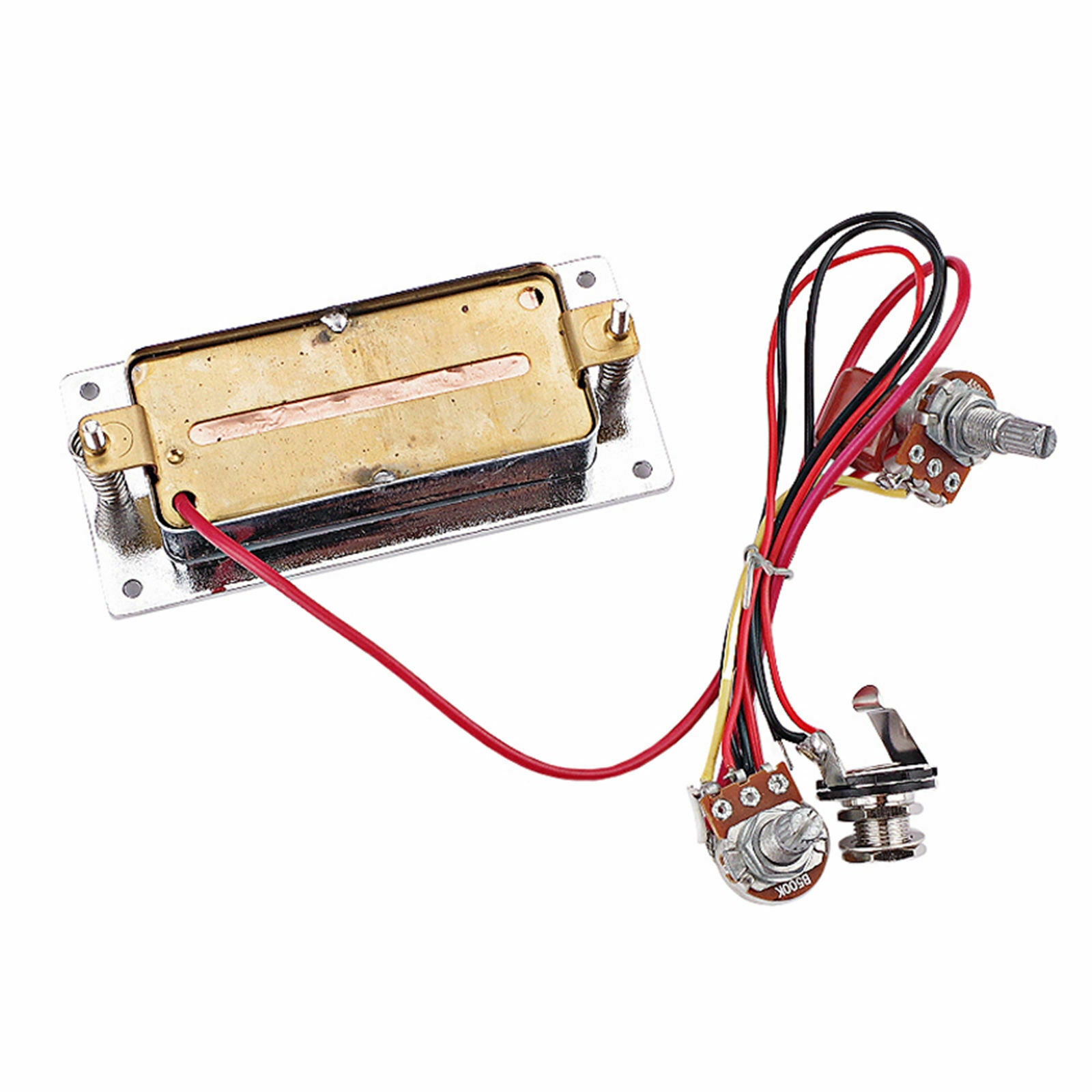 Pre-wired Double Coil Guitar Pickup Volume   Pots Guitar Humbucker Pickup