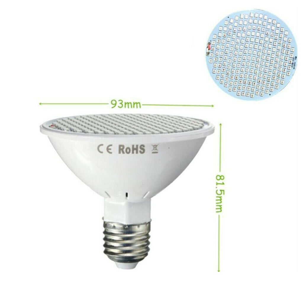 30W LED Hydroponic Grow Light Full Spectrum LED Indoor Plant Growing Light Bulb
