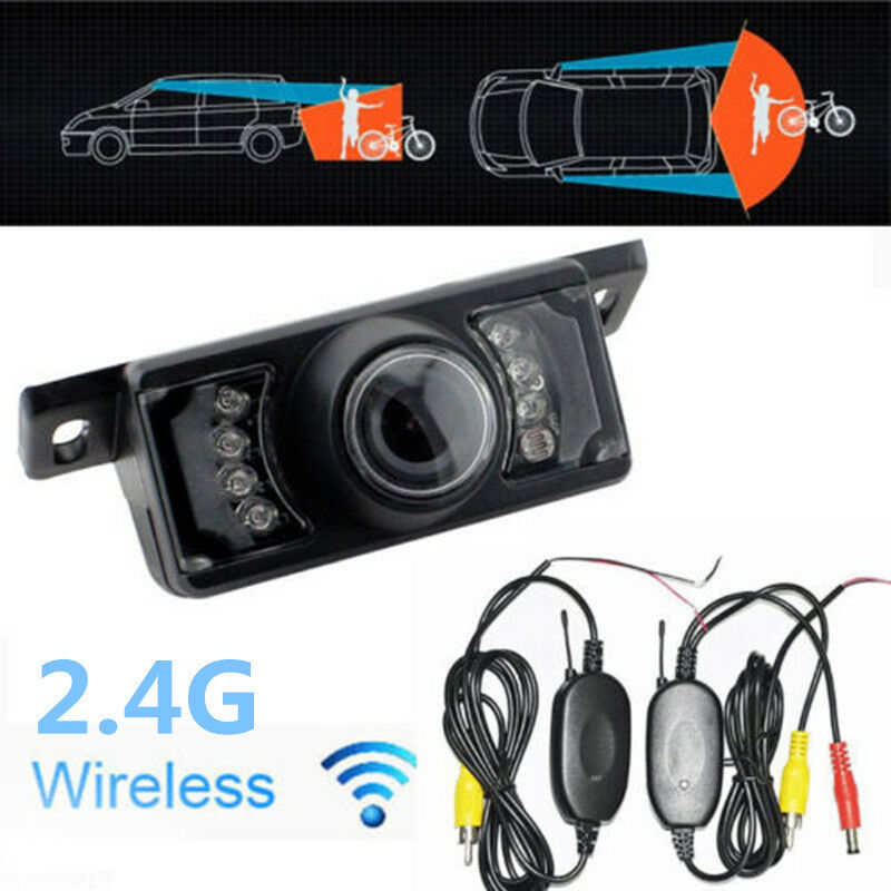 Auto Car Rear License Plate Backup Reverse Camera Night View  Parking Kit 12V