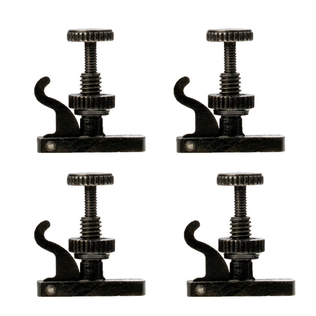 4 Piece Tuners for 4 / 4-3 / 4 Violin, Nickel Alloy String Adjuster