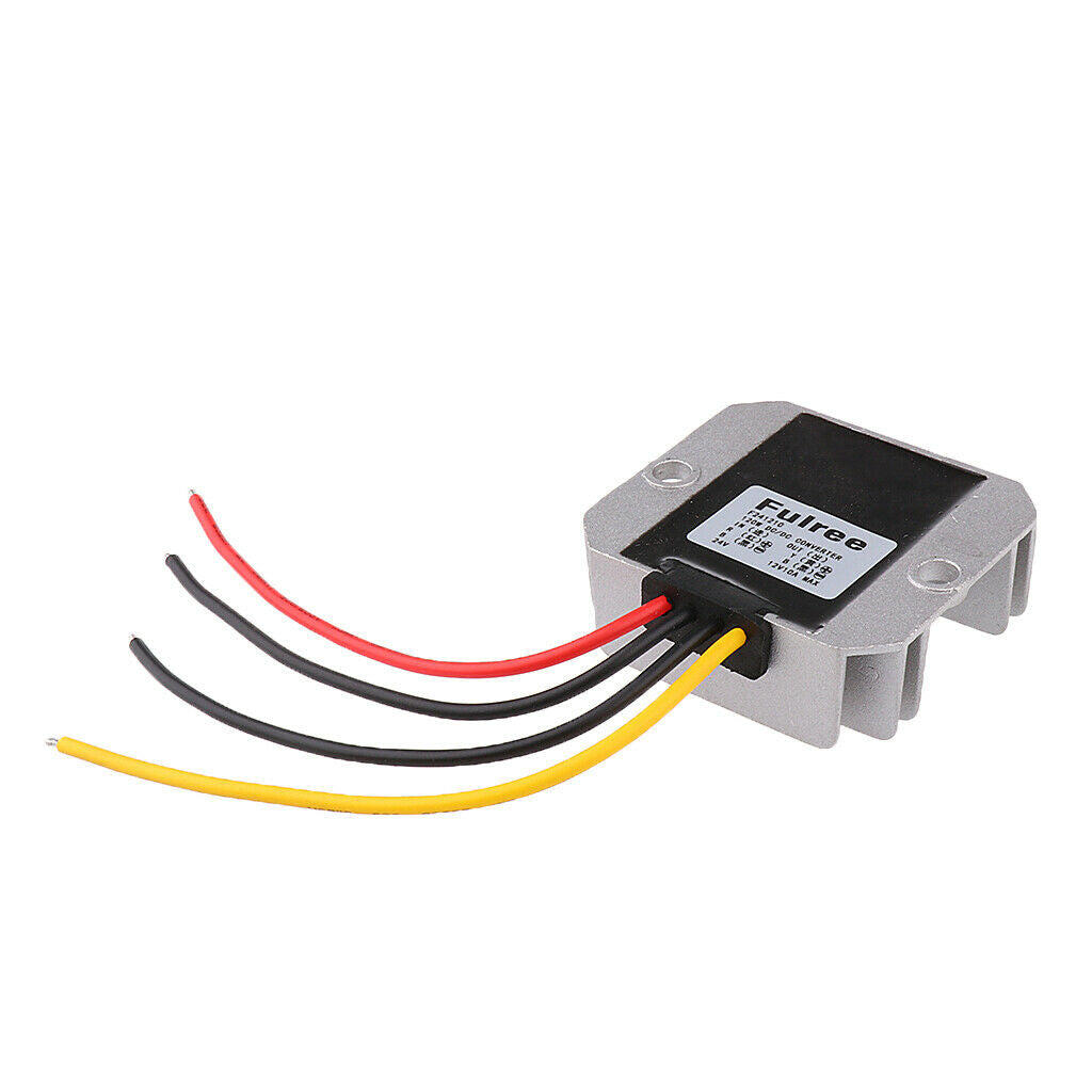 24V to 12V Car Power Converter, Buck Voltage Regulator, 10A  Volts Transformer