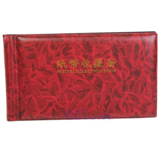 30 Notes Pages Paper Money Pocket Wallet Currency Banknote Collection Album