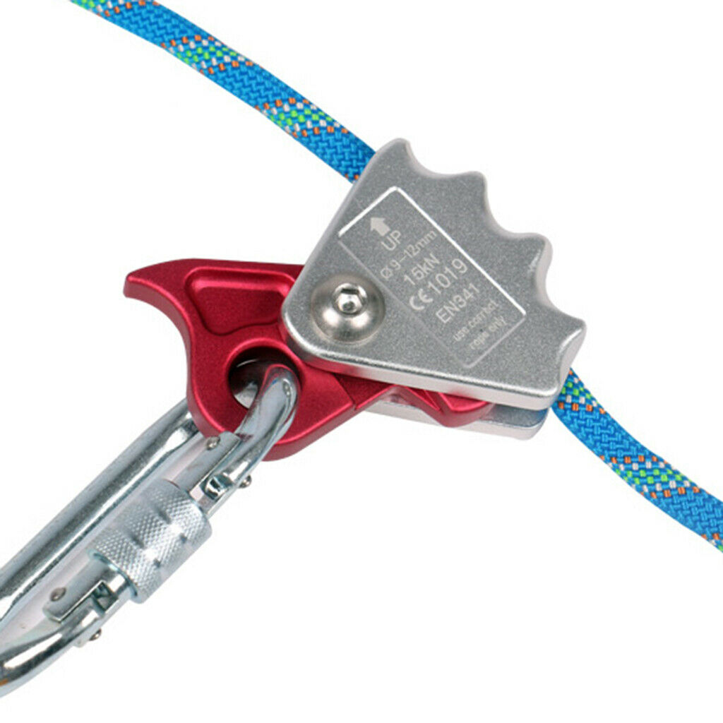 Climbing 15KN Rope Grab Protecta for 9mm-12mm Rope Access Fall Protection Gear