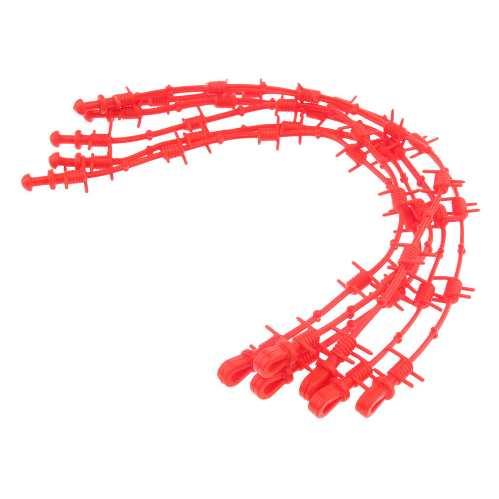 Bow String Waterproof Silencers Reduce String Noise Vibration Shock Absorber Red