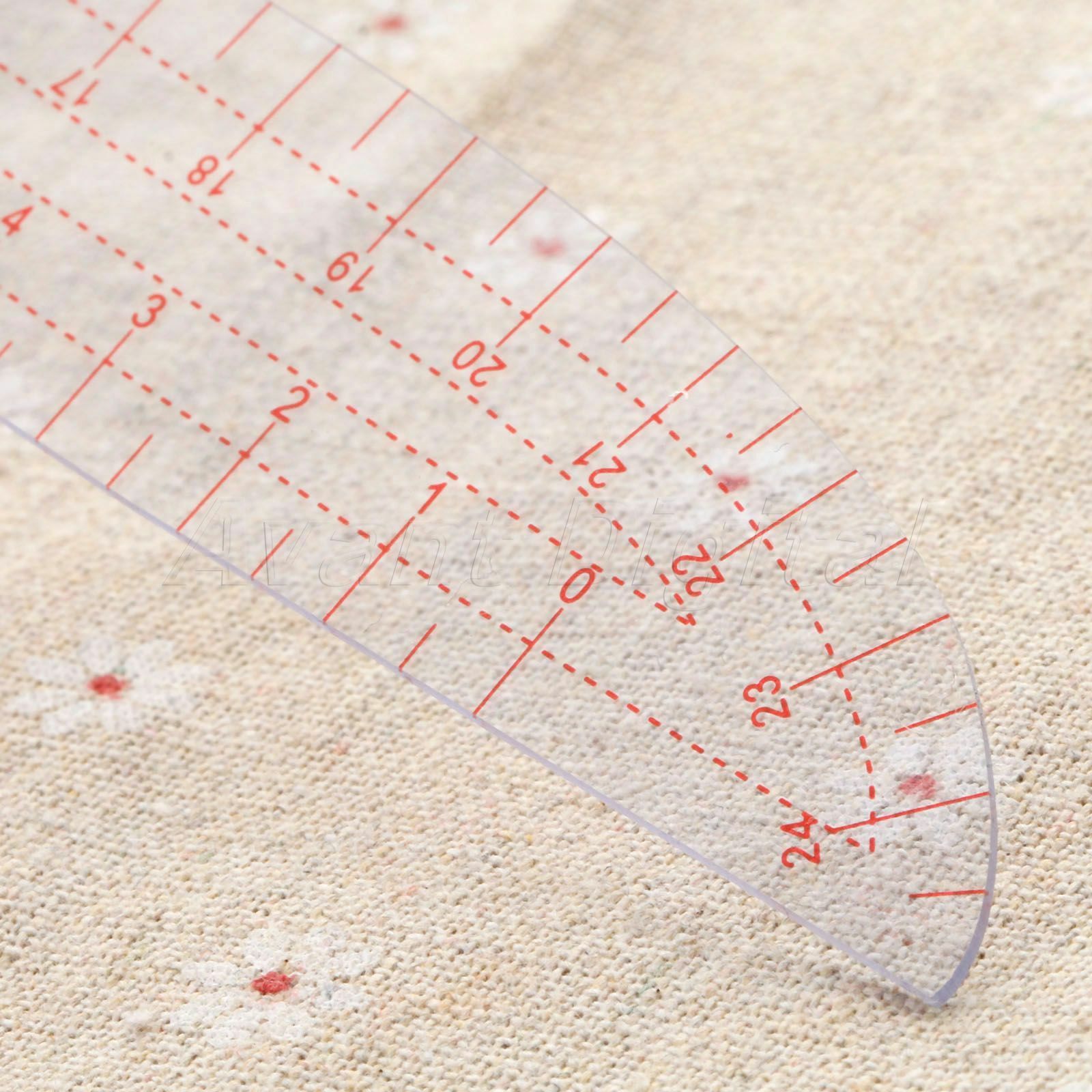French Curve Comma Shaped Sewing Kit Plastic Curve Ruler Styling Design Ruler