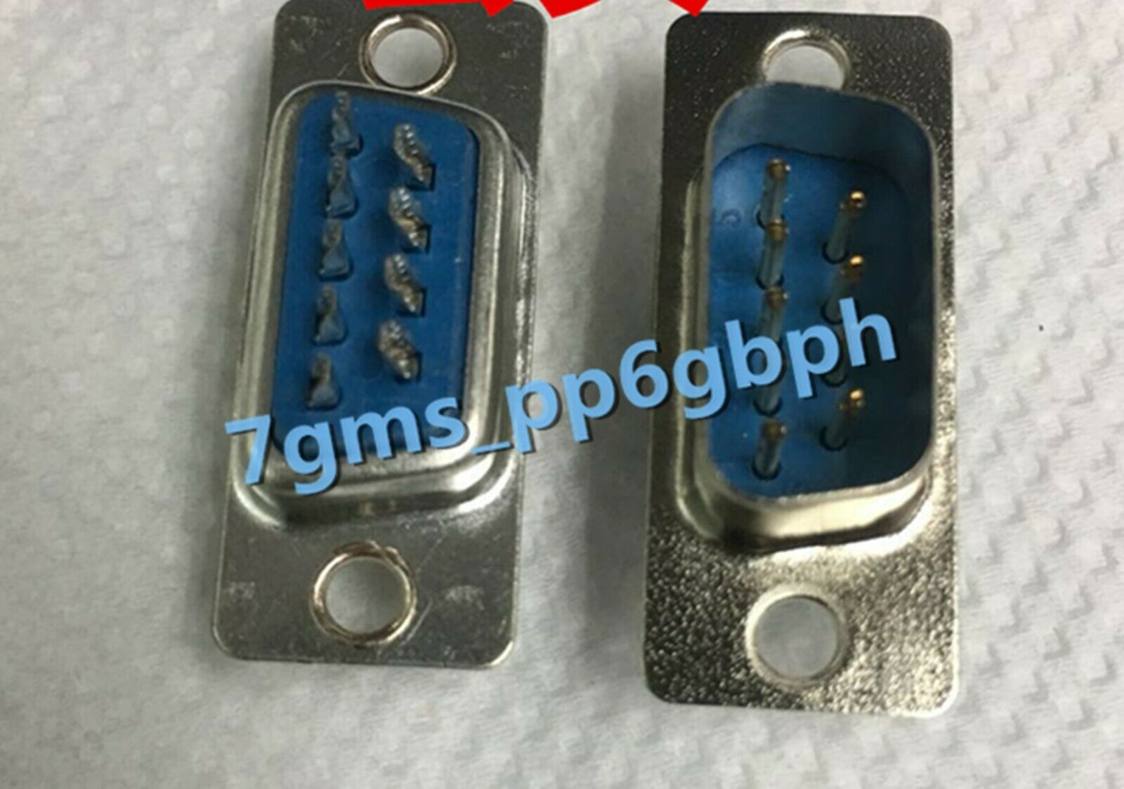 1 PCS NEW Serial port nine-pin header DB9 male header RS232 serial port plug