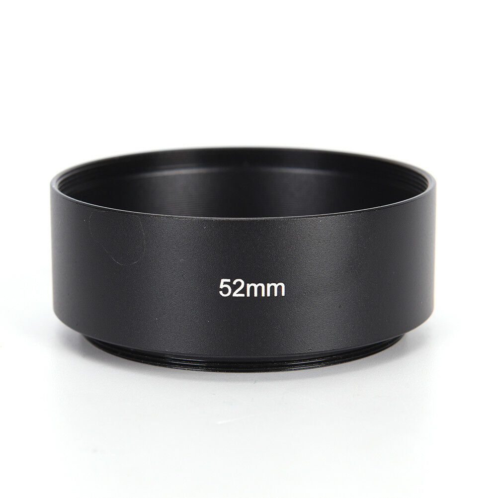52mm metal alloy material long lens hood for Canon Nikon camera TDD