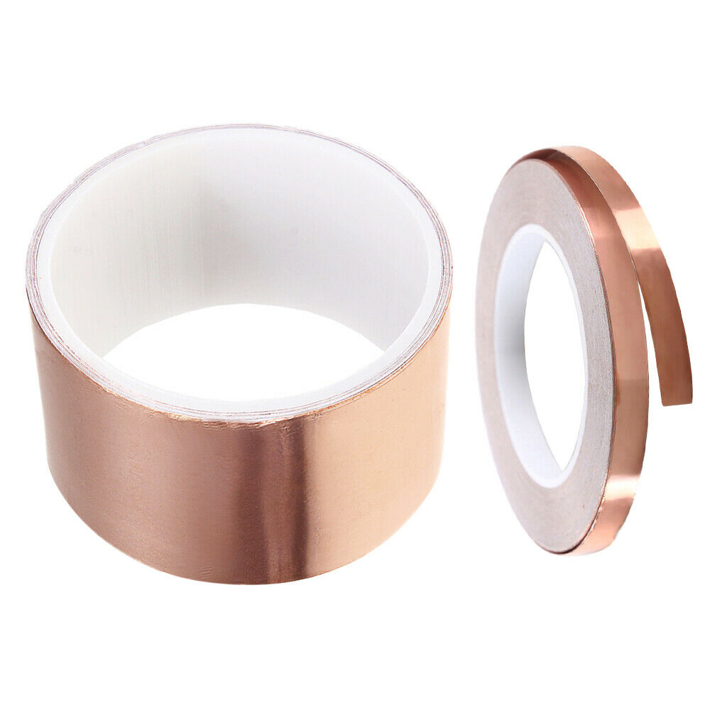 2 Roll of EMI Shielding Copper Foil Shielding Tape for Computer Shielding