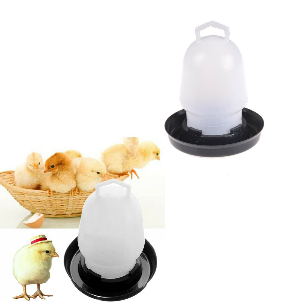 Automatic Pet Feeder Chicken Quail Poultry Bird Pheasant Feed Water Tool .l8