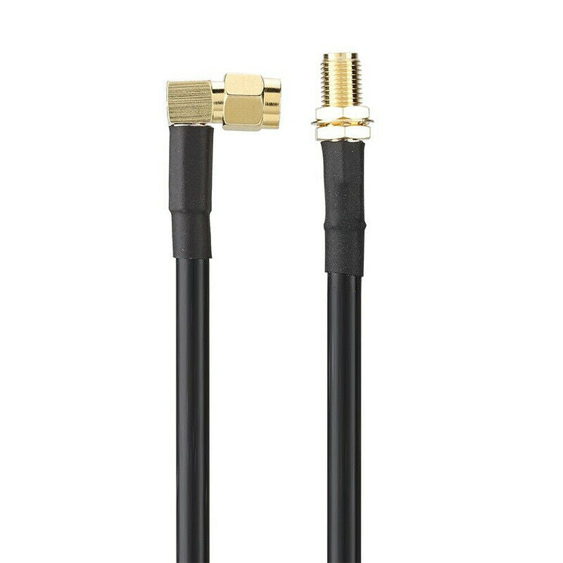 Black SMA Female To Male Antenna Extend Cable For Baofeng UV-5R UV-82 UV-9R Plus