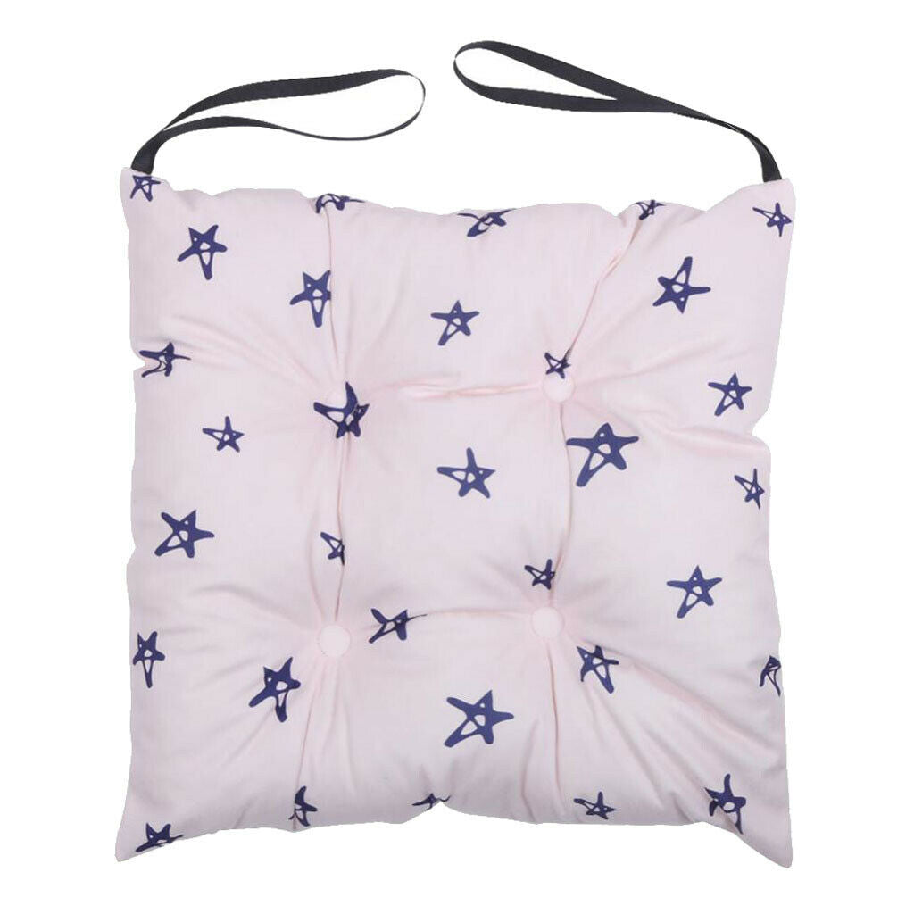 Square Floor Cushion with Straps, Tight Children's Chair Cushions for Safety,