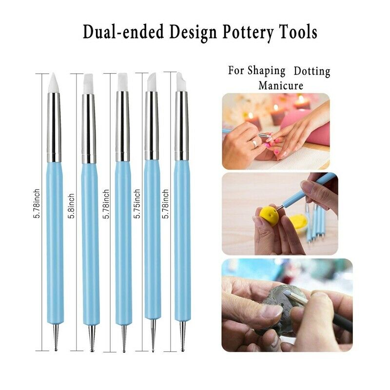 1X(20 Pieces Modeling Clay Sculpting Tools Set Polymer Clay Tools Include Ca8J9)
