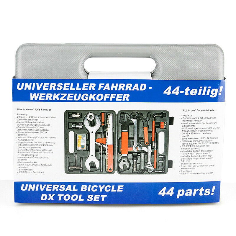 44pcs/box Bicycle Carbon Steel Repair Kit Super Equipment Toolbox Repair Tool Ad