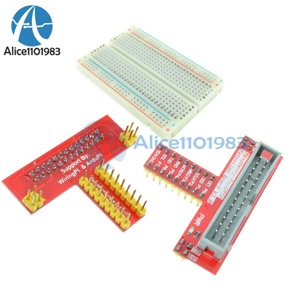 400 Contacts Breadboard+Raspberry PI GPIO Breadboad Adapter Connveter Module