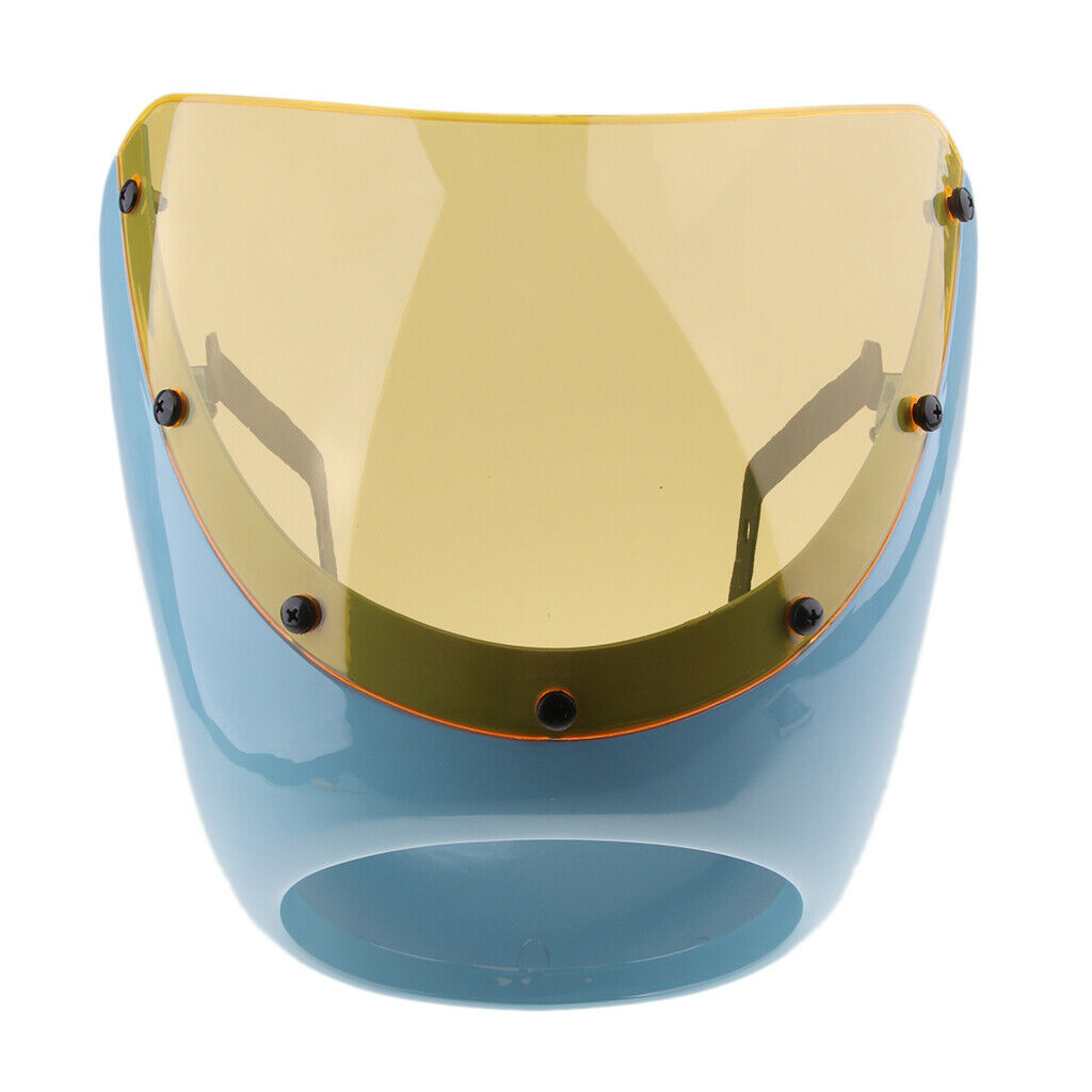 7 "Motorcycle Headlight Fairing Screen Cover for Retro Cafe