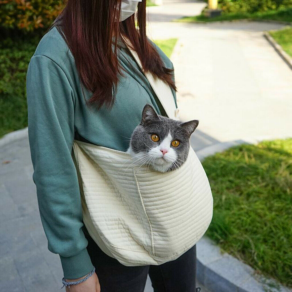 Breathable Pet Travel Bag Handbag for Carry Outdoor Carrying Hiking S/M size S