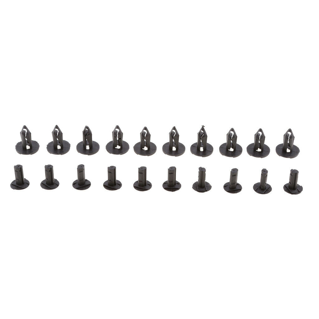 10 Pieces Car Bumper Fender Rivet Retainer Fastener Clip for VW Golf 4 Audi