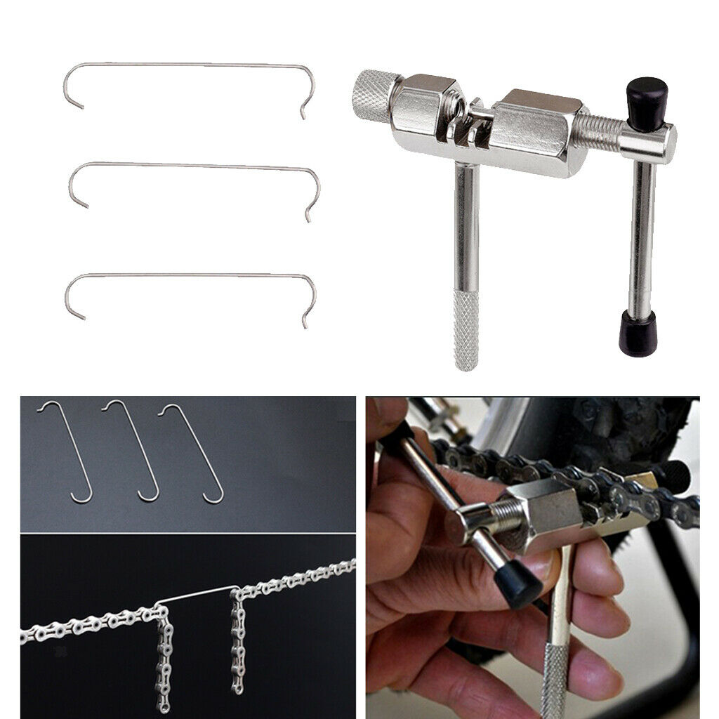Bike Chain Spliter Portable Bicycle Breaker Remover Joint Hooks Hanger
