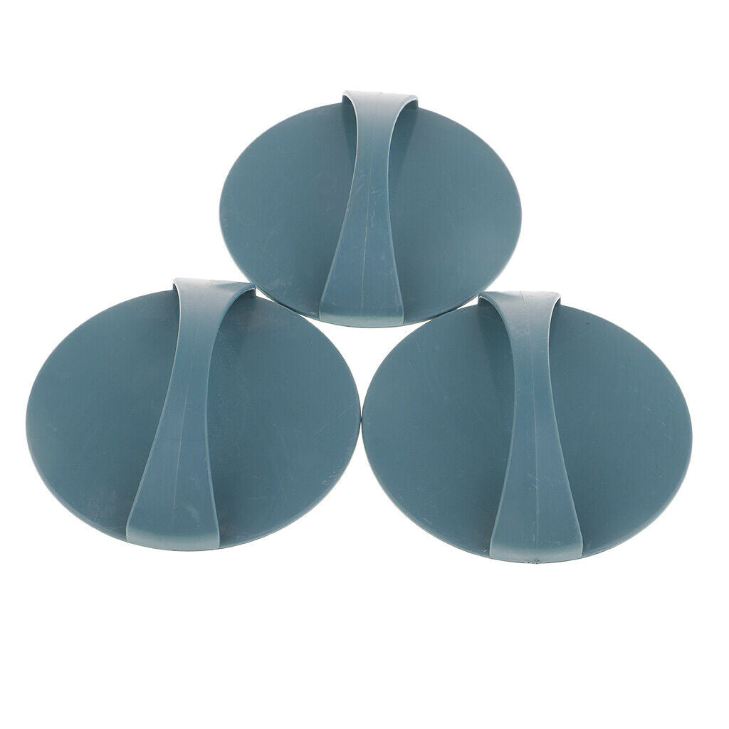 Plastic Concave Convex Surface Round Plate with Handle