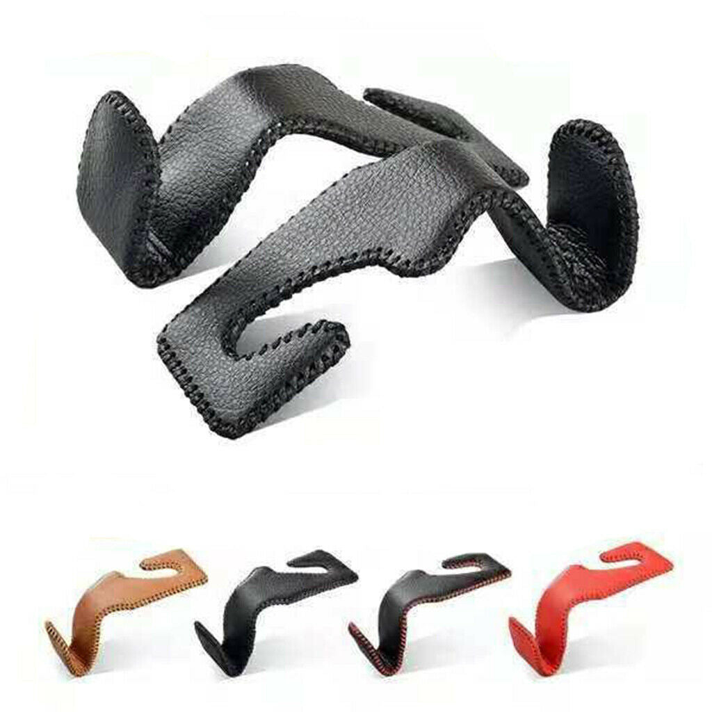 2Pieces Car Seat Headrest Hanging Hook Back Seat Purse Bag Coats Hanger