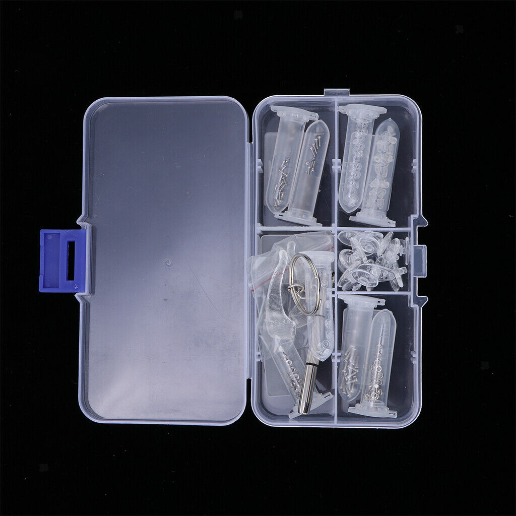 Eyeglass Repair Kit,M1.2 M1.4 Stainless Steel Tiny Screws Assortment with Nose