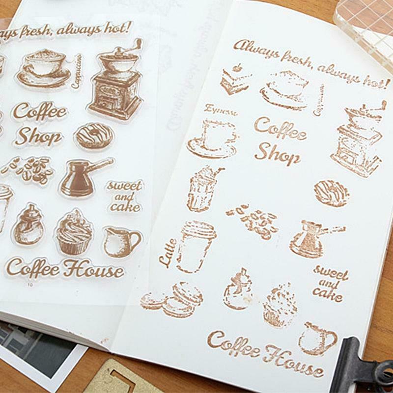 Sweet Transparent Clear Silicone Stamp For DIY Scrapbooking Photo Album Decor