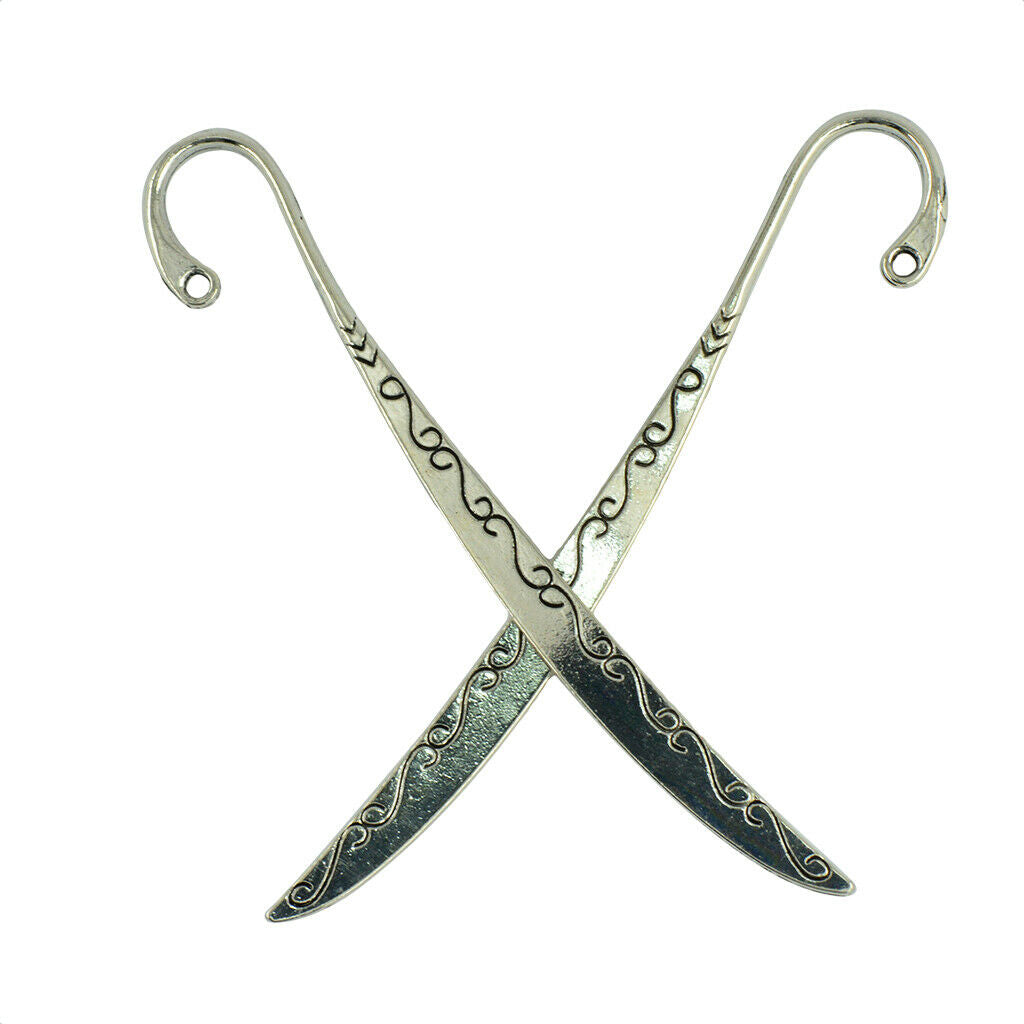 6pcs metal bookmark pendants DIY
