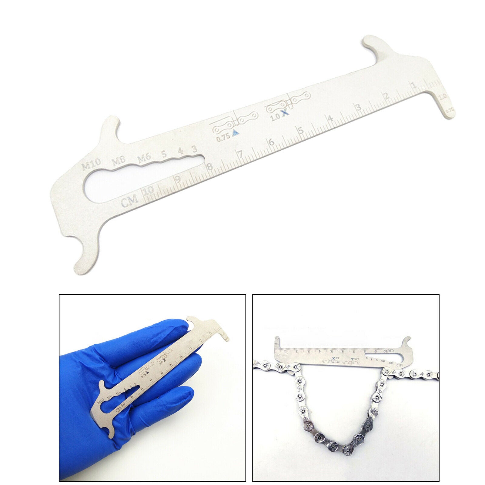 Portable Bike Chains Checker Chain Wear Indicator Multi-Functional Cycling