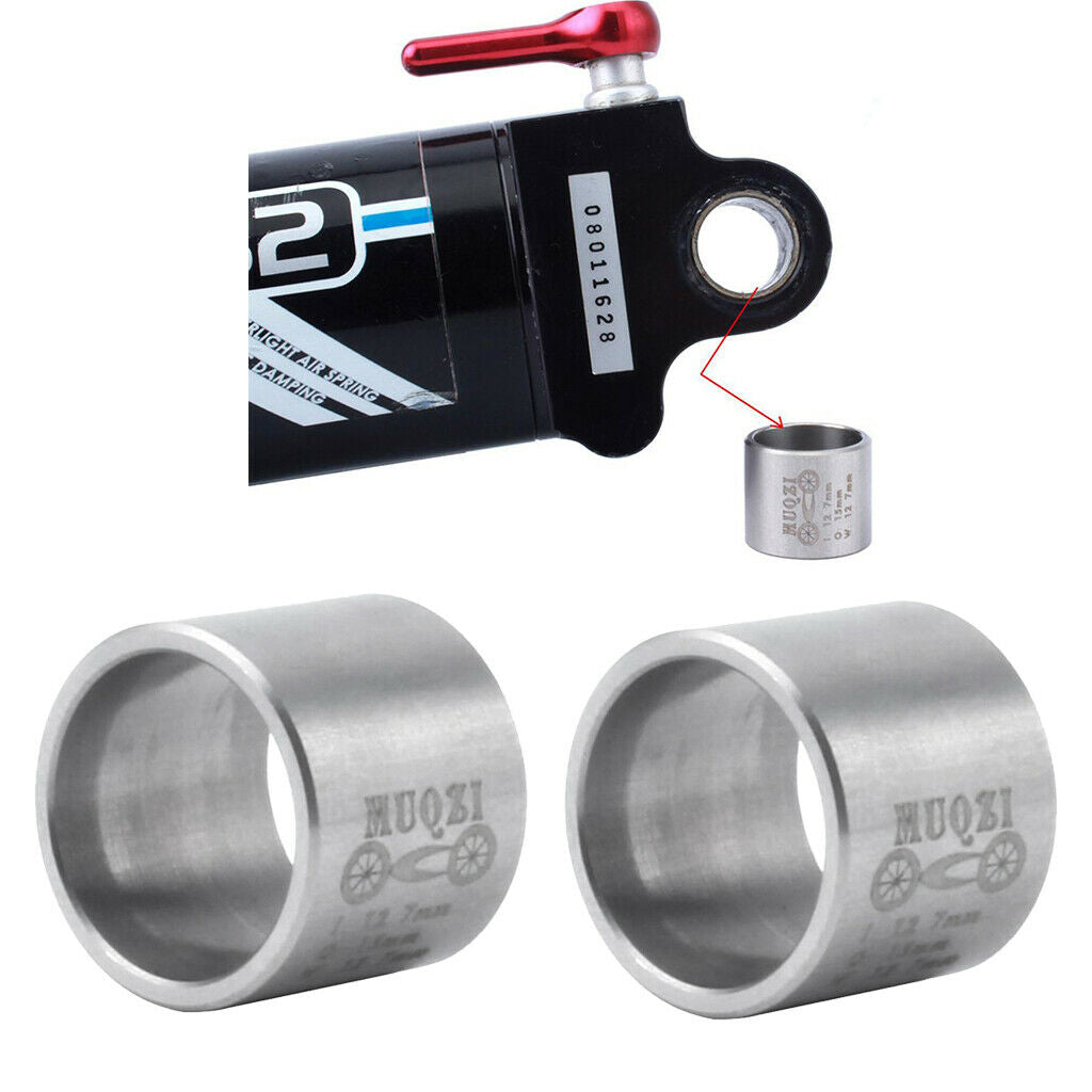 2pcs Shock Absorber Bushing Tube CNC Processing DIY Tool for Road Mountain Bike