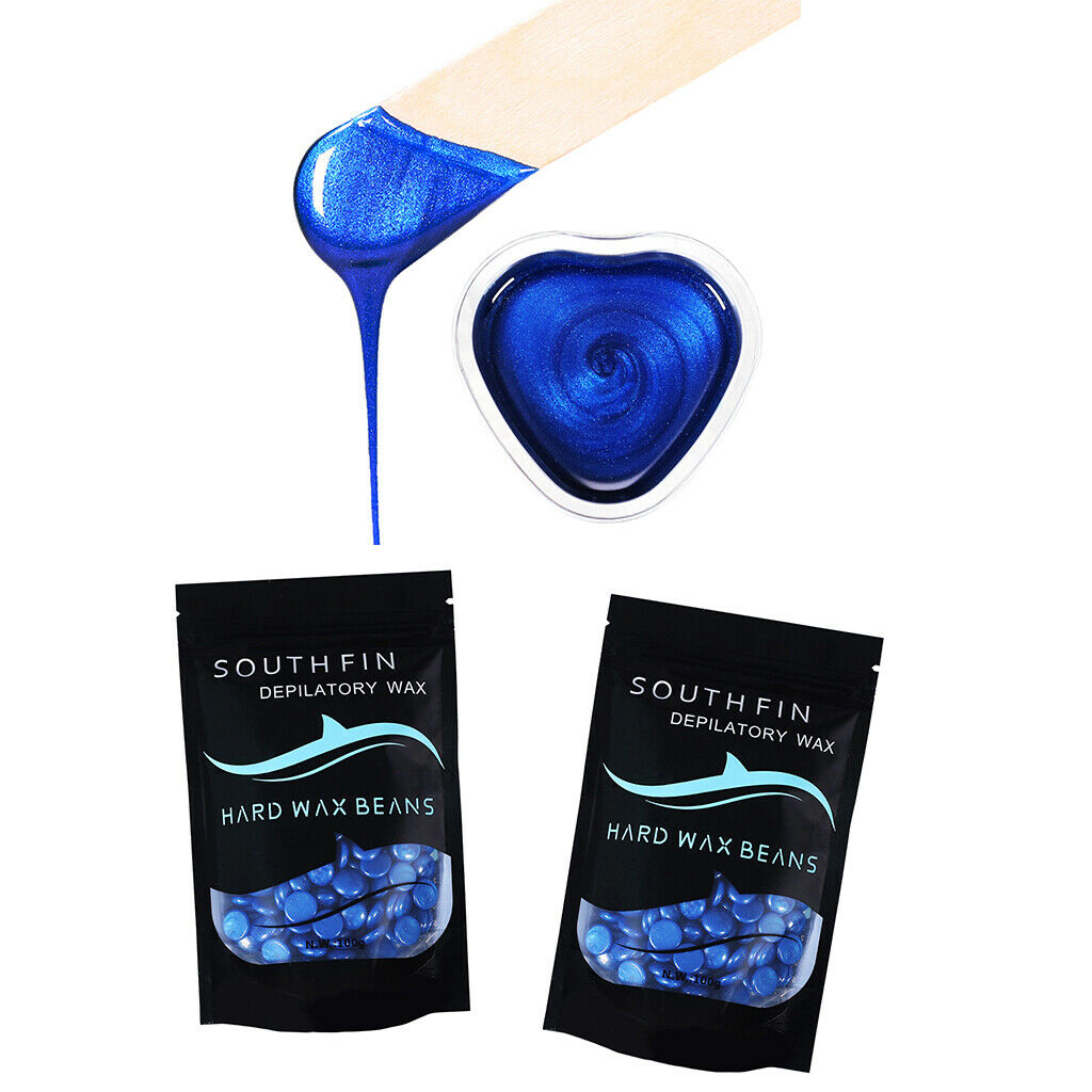 2pcs 100g Hard Wax Bead Adults Hair Removal Depilatory Waxing Bean Chamomile