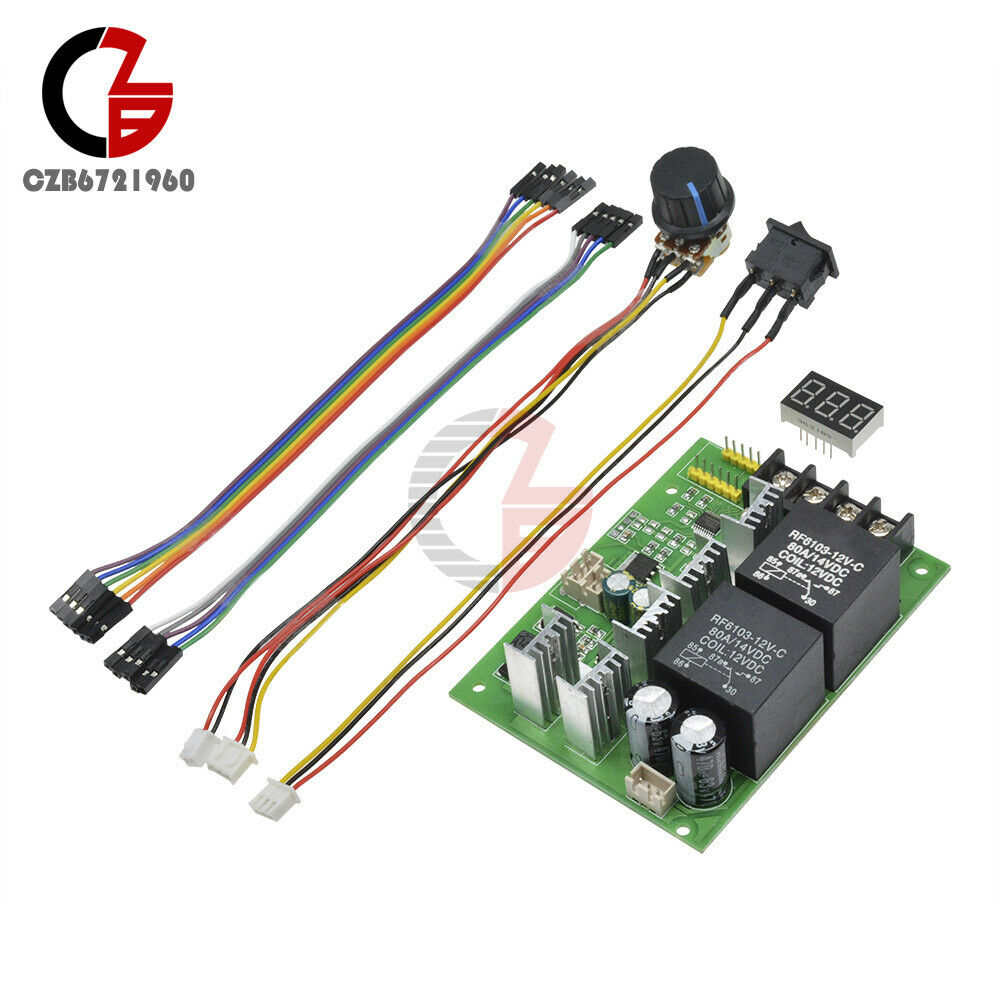 DC10V-55V PWM Speed Regulator Function DC Brush Motor Controller Switch